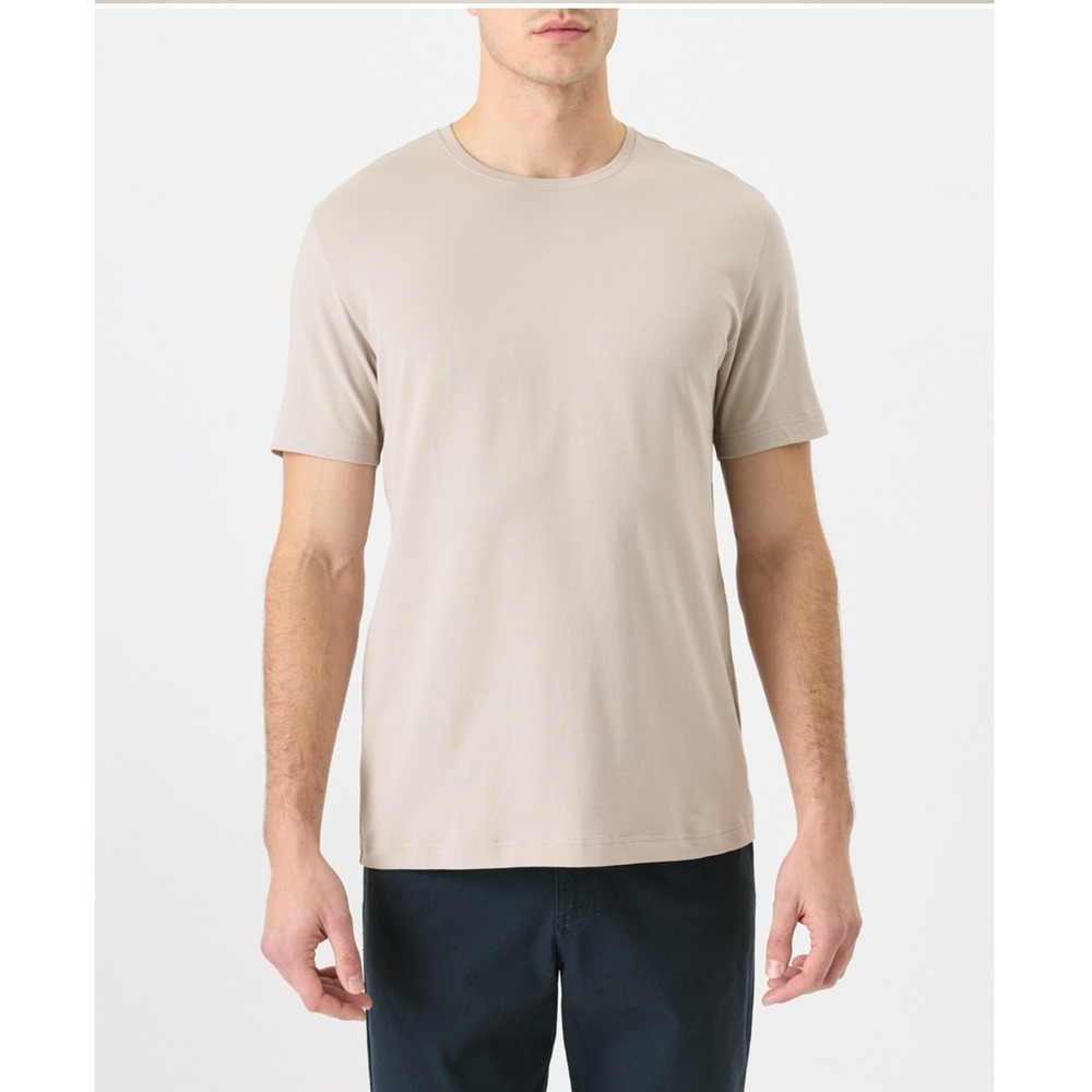 Pact Lux Essential Classic Fit Large 100% Organic Cotton Nickel Grey Crew Neck